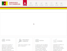 Tablet Screenshot of embcameroun.org.br